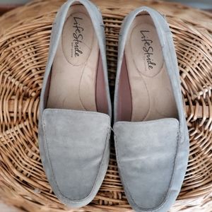 Life Stride Light Gray Loafers